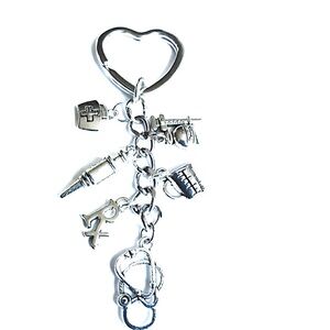 Nurse Charm Keychain